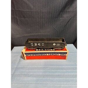 LIONEL ELECTRIC TRAINS O GAUGE GONDOLA CAR 2452X W/Box Post WWII Box wear